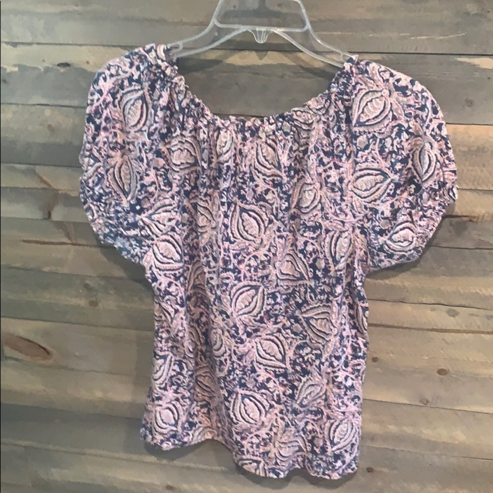 Chaps Peasant Top LIKE NEW - Picture 2 of 7